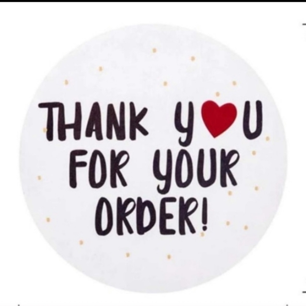THANK Y💓U FOR YOUR ORDER STICKERS ▪︎500 pk - Picture 4 of 8